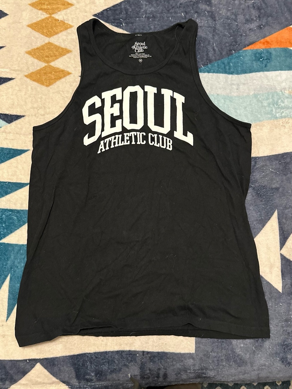 Men's Black Tank Top